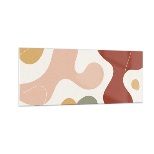 Billede på glas - Es eller flores? - 100x40 cm