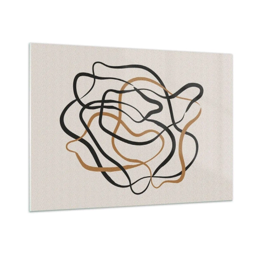 Billede på glas - Alt er gået galt - 100x70 cm