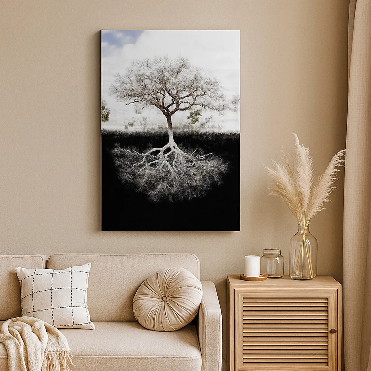 Lærredstryk - Billede på lærred - Opdagelse af verdens natur - 50x70 cm