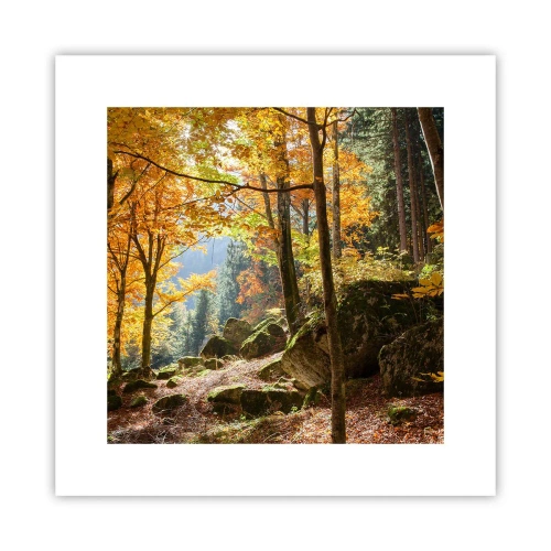 Plakat - Tid til at slappe af - 30x30 cm