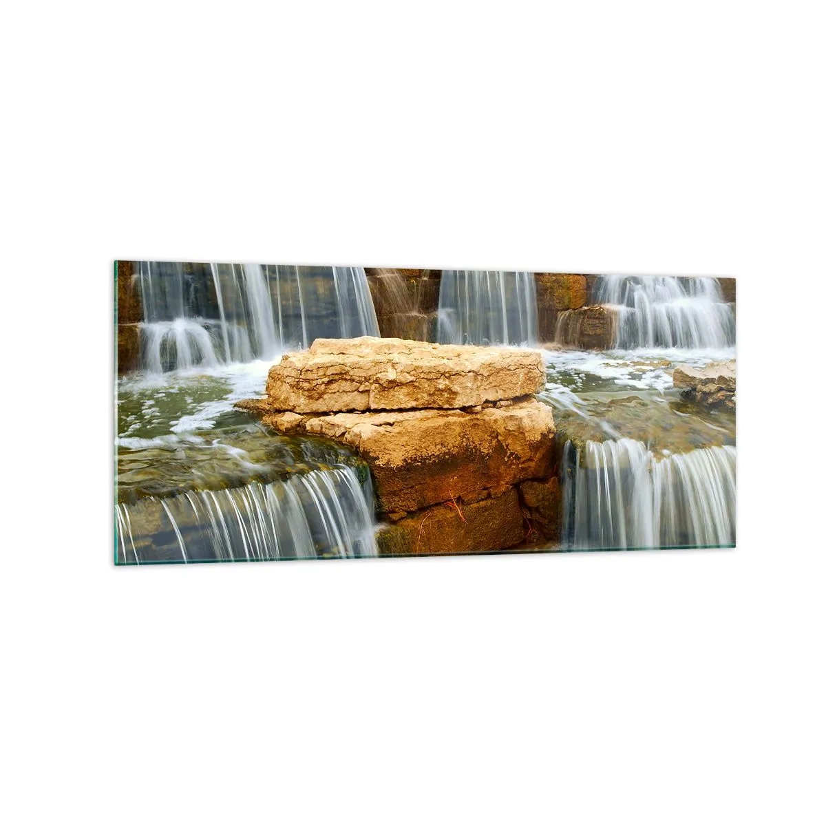 Billede på glas - Trappe til himlen - 120x50 cm