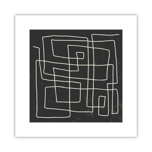 Plakat - Ikke helt så enkel - 30x30 cm
