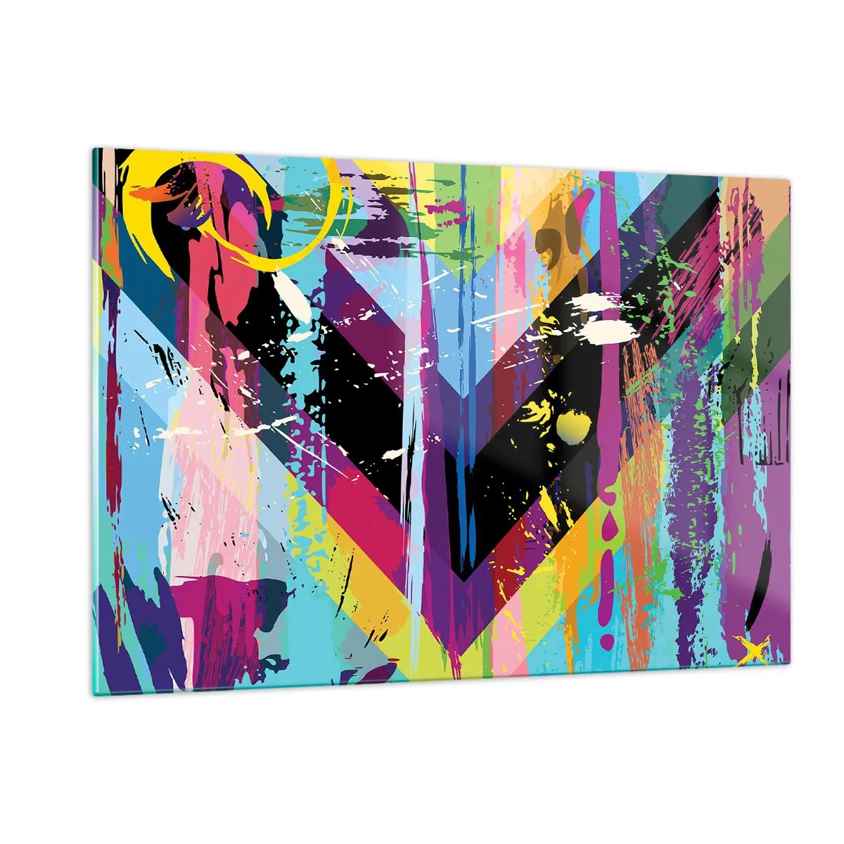 Billede på glas - Fra top til bund - 120x80 cm