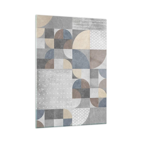 Billede på glas - Keramisk fantasi - 50x70 cm