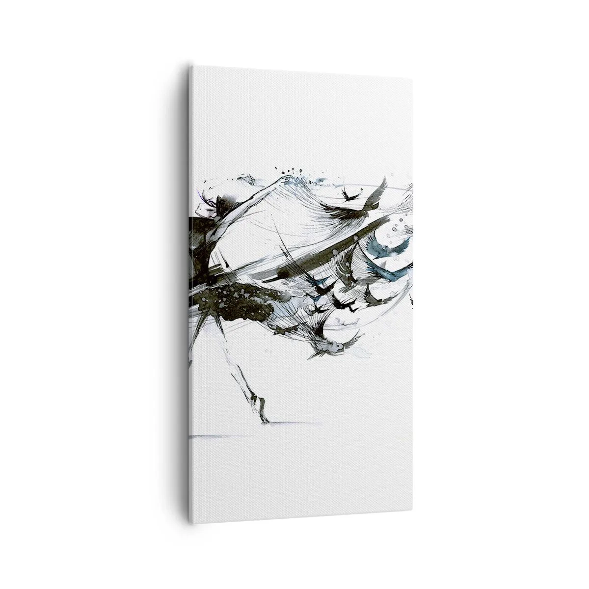 Lærredstryk - Billede på lærred - Musikkens magi sætter dig fri - 55x100 cm