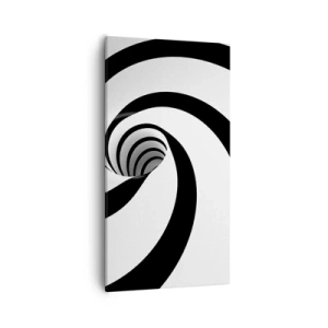 Lærredstryk - Billede på lærred - Overgiver du dig til vortexen? - 55x100 cm