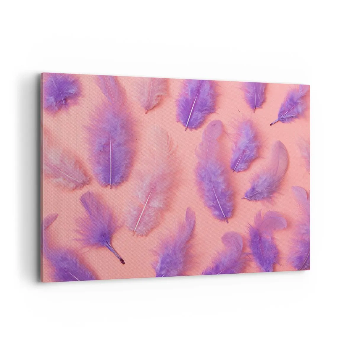 Lærredstryk - Billede på lærred - Lilla fugl af begær - 100x70 cm