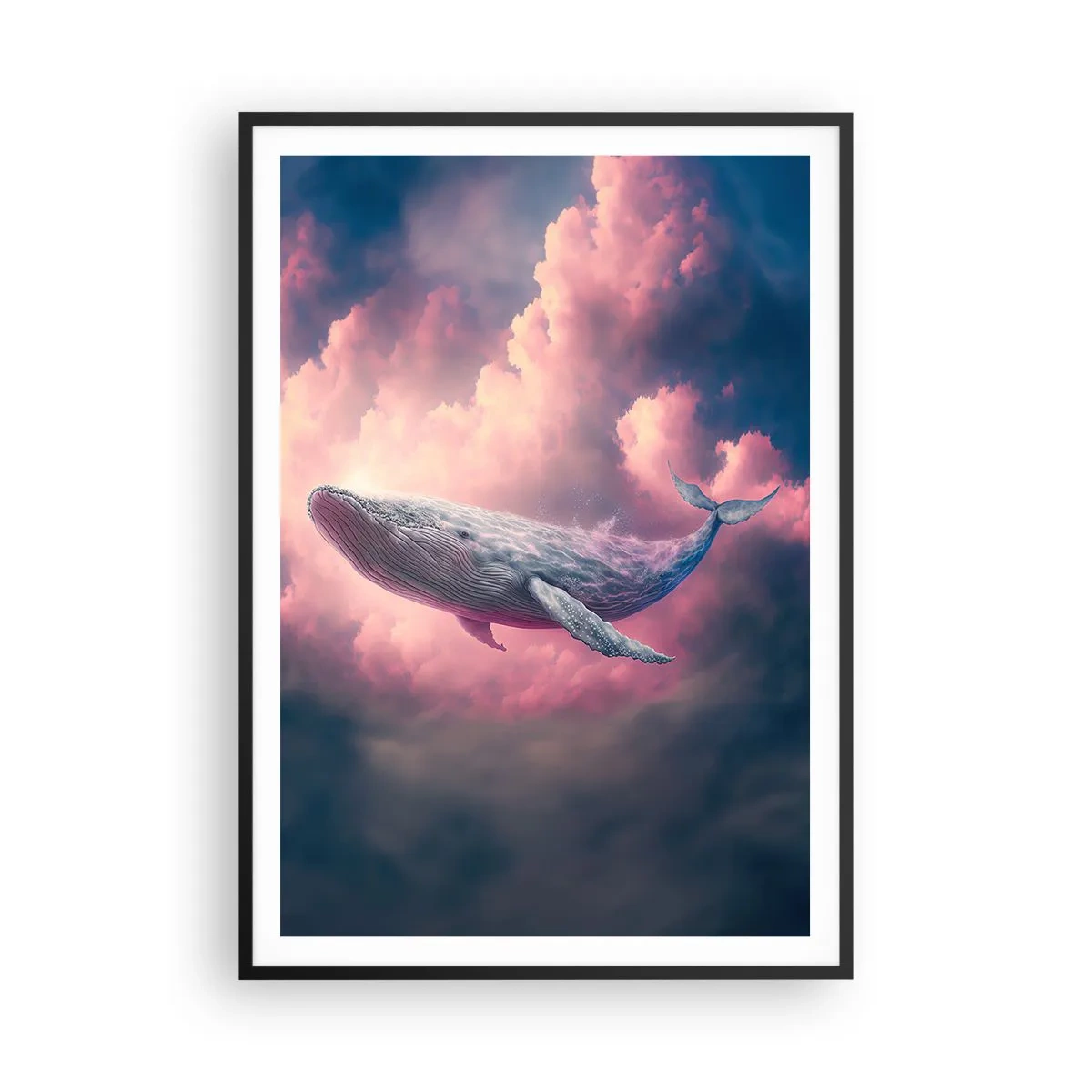Plakat i sort ramme - Tør dine øjne - 70x100 cm