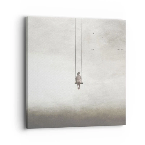 Lærredstryk - Billede på lærred - Barnet i os selv - 40x40 cm