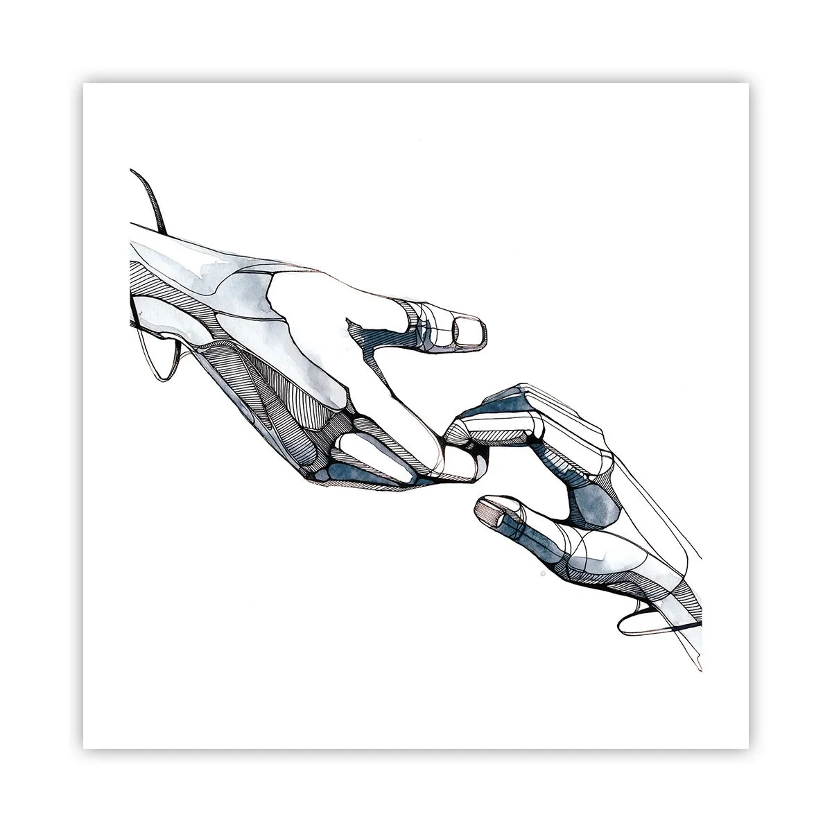 Plakat - En god gestus - 50x50 cm