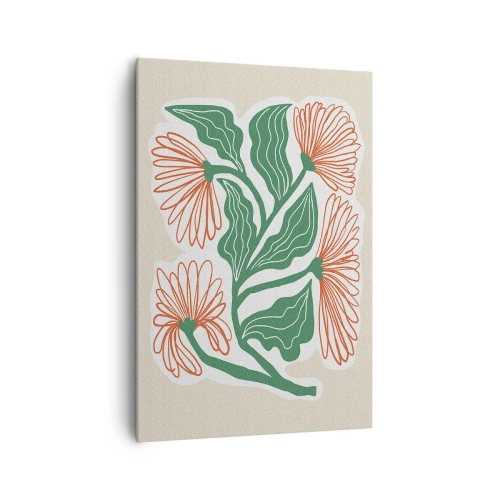 Lærredstryk - Billede på lærred - Folkeligt og moderne - 70x100 cm