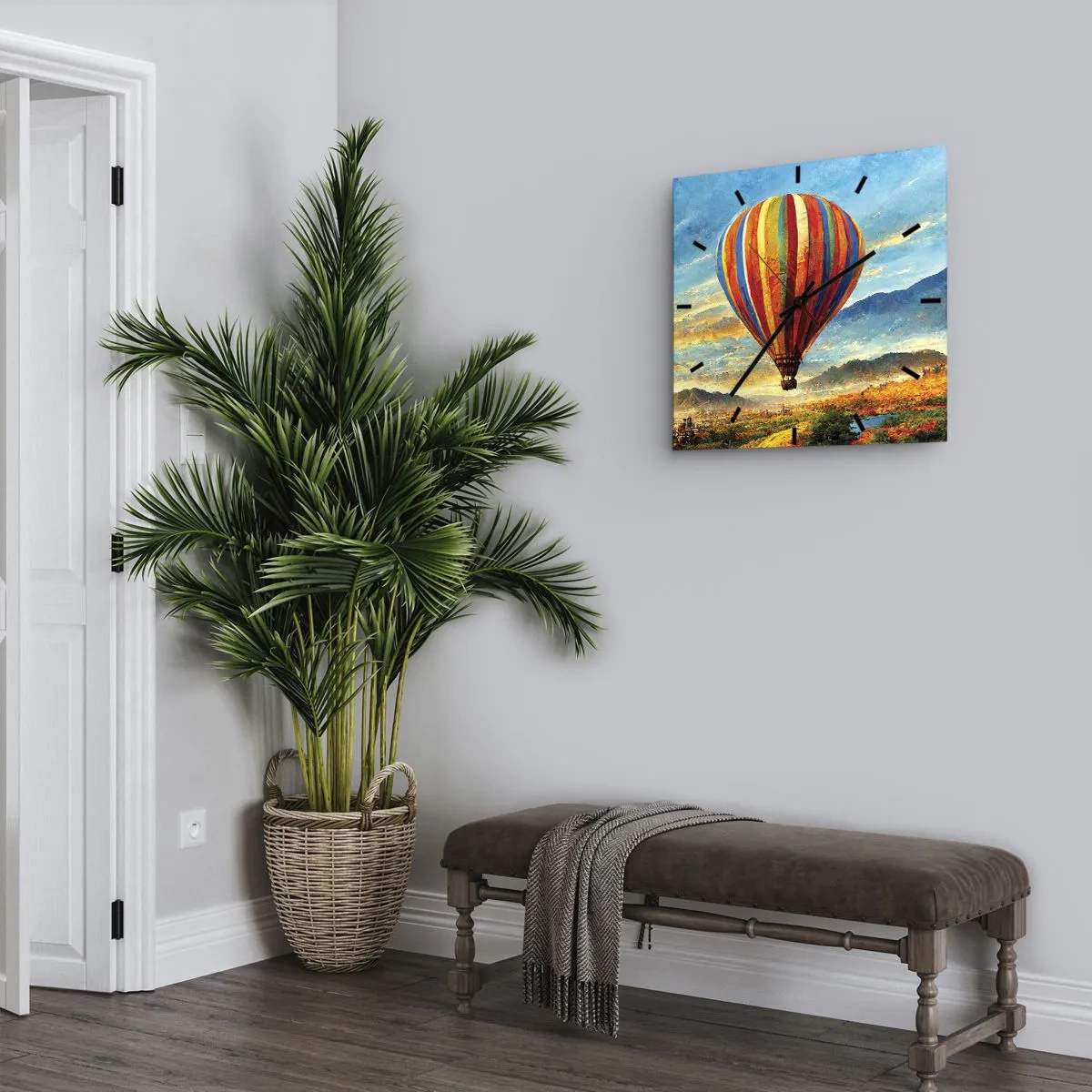 Vægur, Uret - I stilhed kan du se mere - 40x40 cm