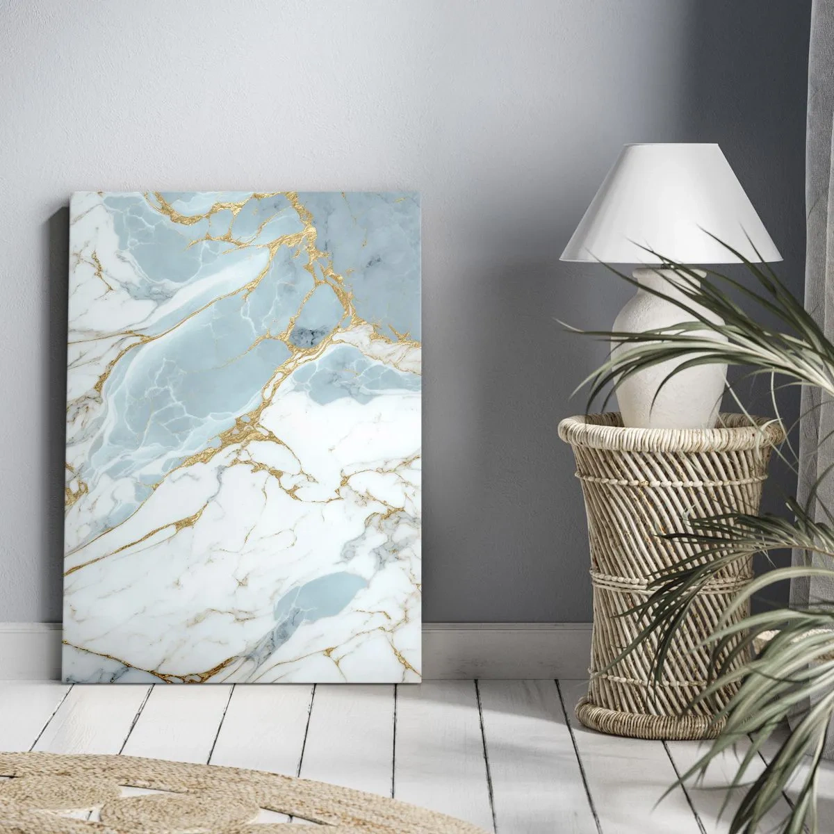 Lærredstryk - Billede på lærred - Rigdom af sten - 50x70 cm