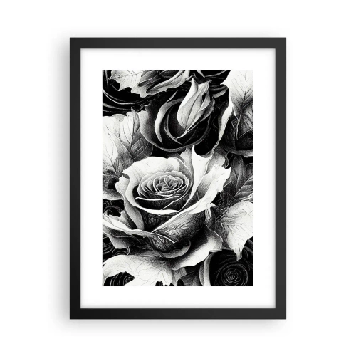 Plakat i sort ramme - Altid dronning - 30x40 cm