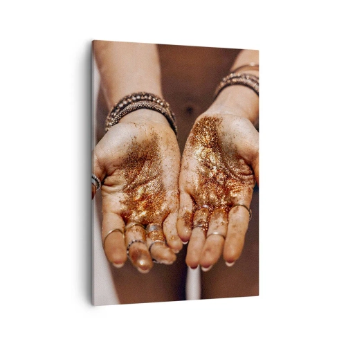 Lærredstryk - Billede på lærred - En gave til dig - 50x70 cm