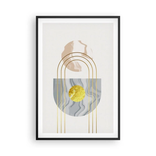 Plakat i sort ramme - Lysstyrke og udstråling - 61x91 cm