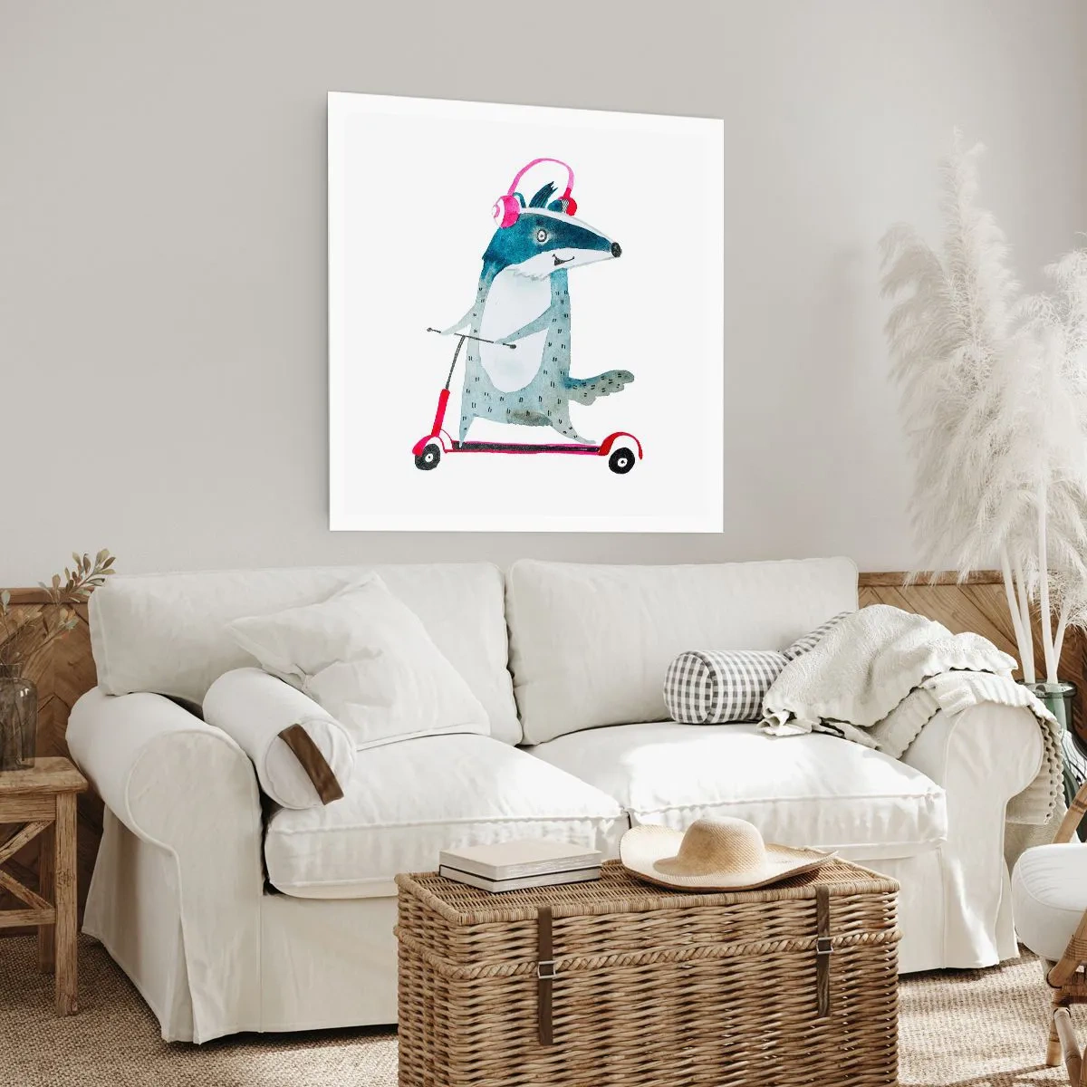 Plakat - Grævlingens glæder - 60x60 cm