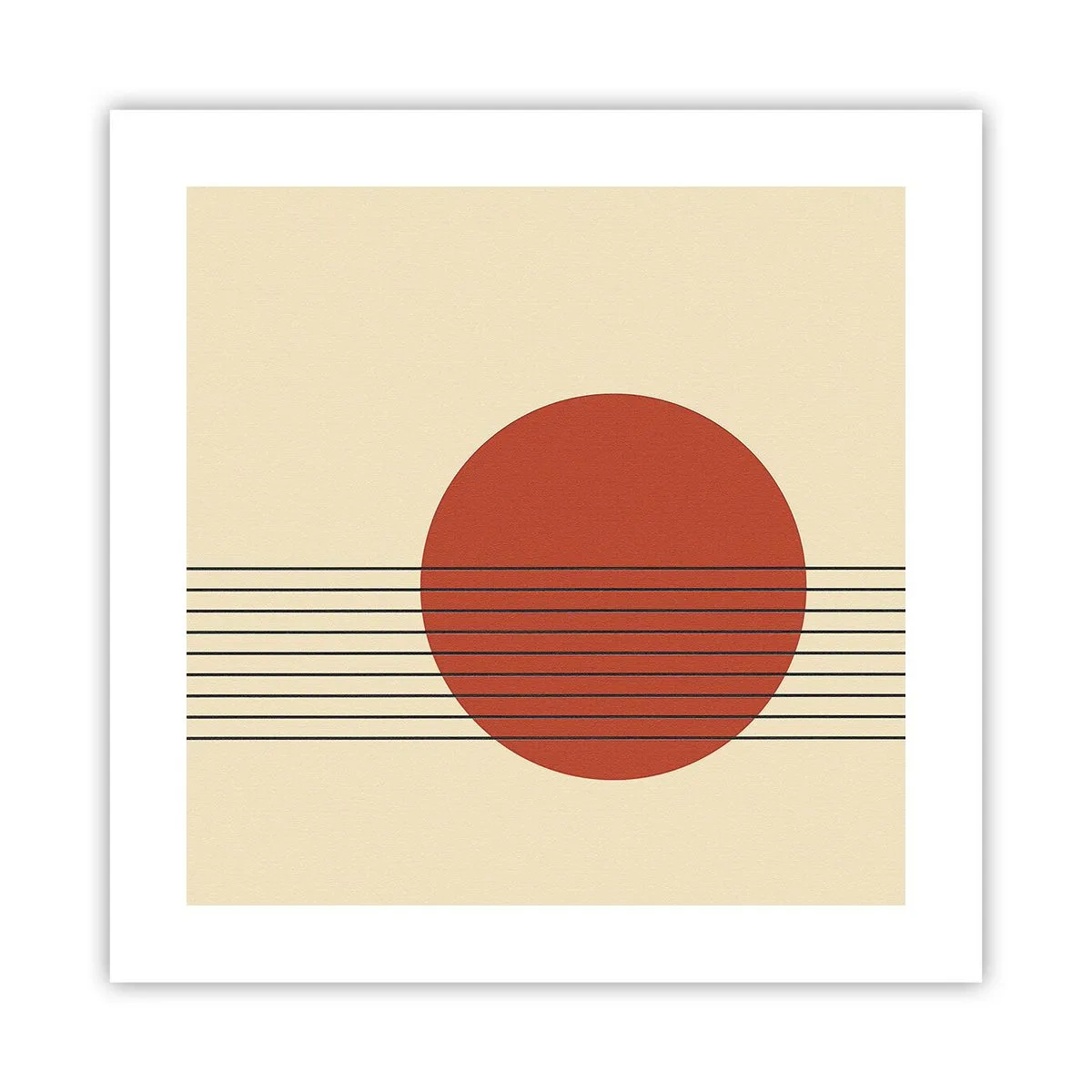 Plakat - Og så videre - 40x40 cm