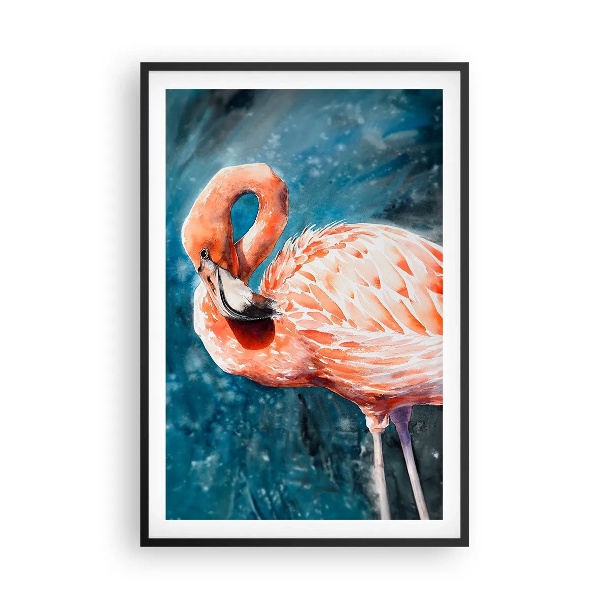 Plakat i sort ramme - Dekorativ af natur - 61x91 cm