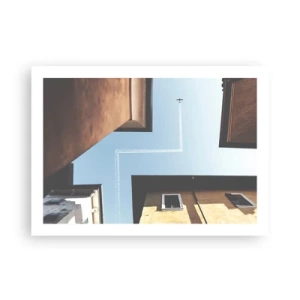 Plakat - Over den urbane labyrint - 70x50 cm