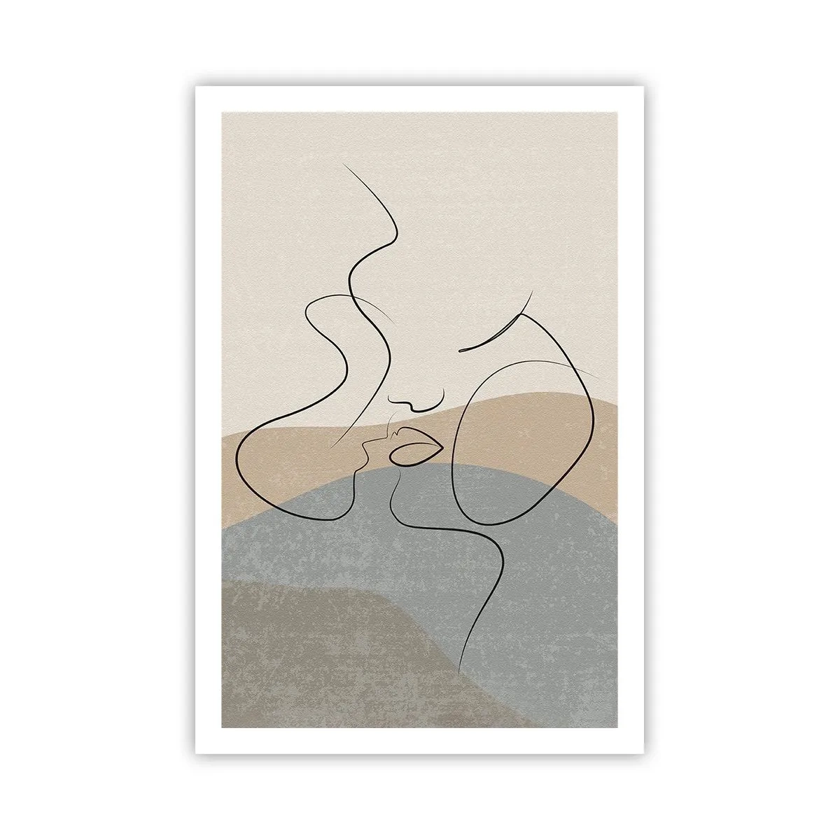 Plakat - Som et penselstrøg - 61x91 cm