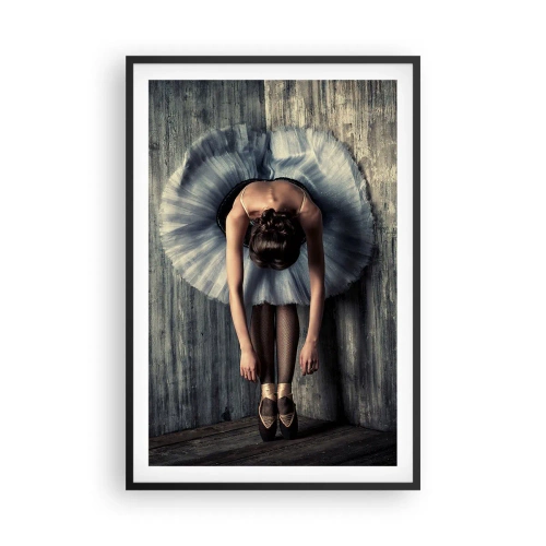 Plakat i sort ramme - Når musikken stopper - 61x91 cm
