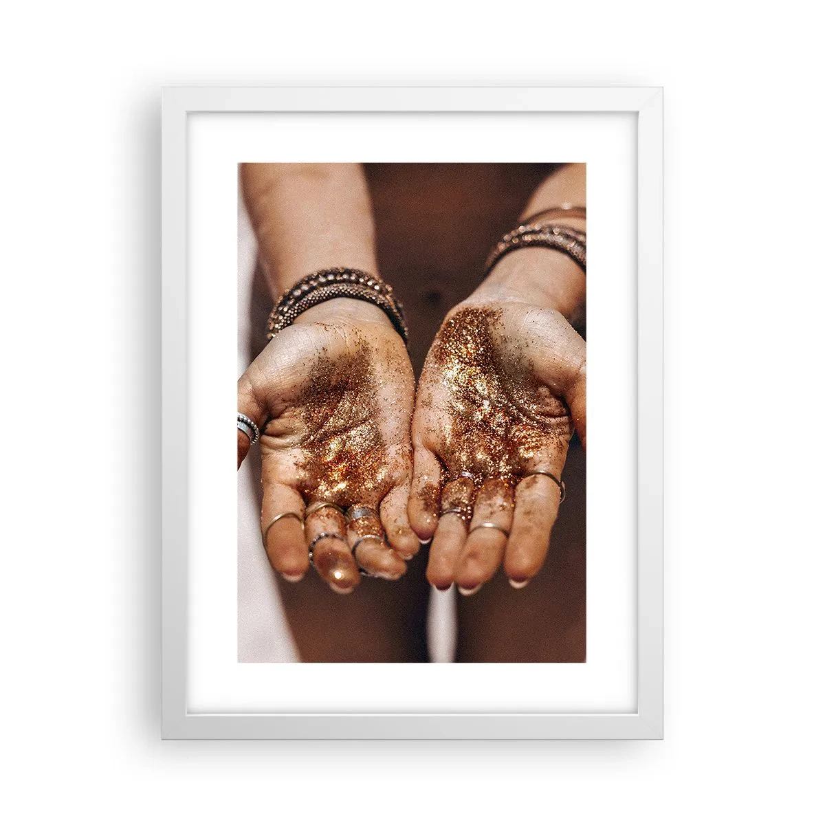 Plakat i hvid ramme - En gave til dig - 30x40 cm