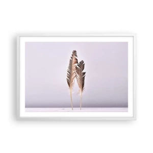 Plakat i hvid ramme - Mod intetheden - 70x50 cm