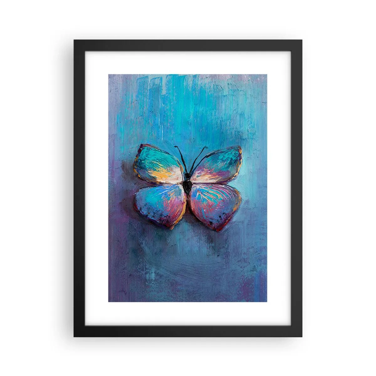 Plakat i sort ramme - I sin fulde pragt - 30x40 cm