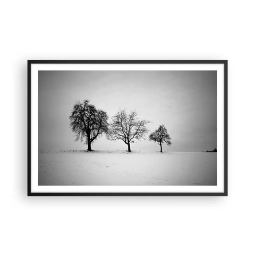 Plakat i sort ramme - Hvad drømmer de om? - 91x61 cm