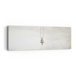 Lærredstryk - Billede på lærred - Barnet i os selv - 90x30 cm