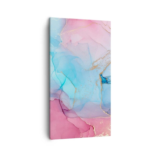 Lærredstryk - Billede på lærred - Møde og gennemtrængning - 45x80 cm