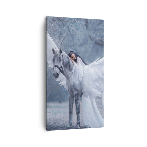 Lærredstryk - Billede på lærred - Inspireret øjeblik - 45x80 cm