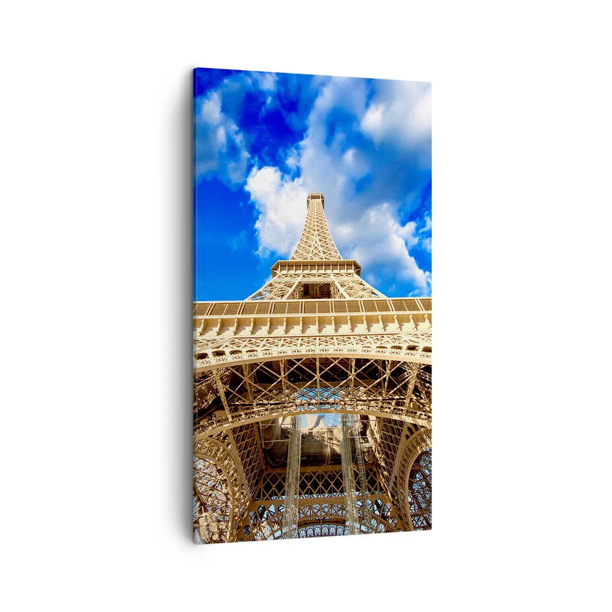 Lærredstryk - Billede på lærred - Række ud efter himlen og skyerne - 45x80 cm