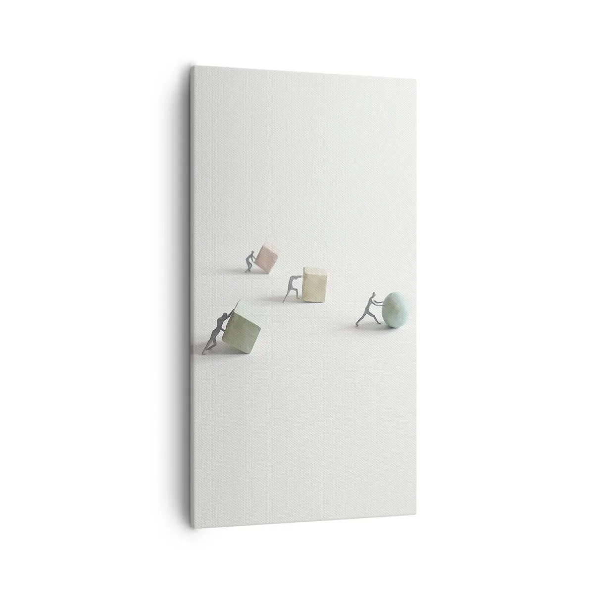 Lærredstryk - Billede på lærred - Selve livet - 55x100 cm