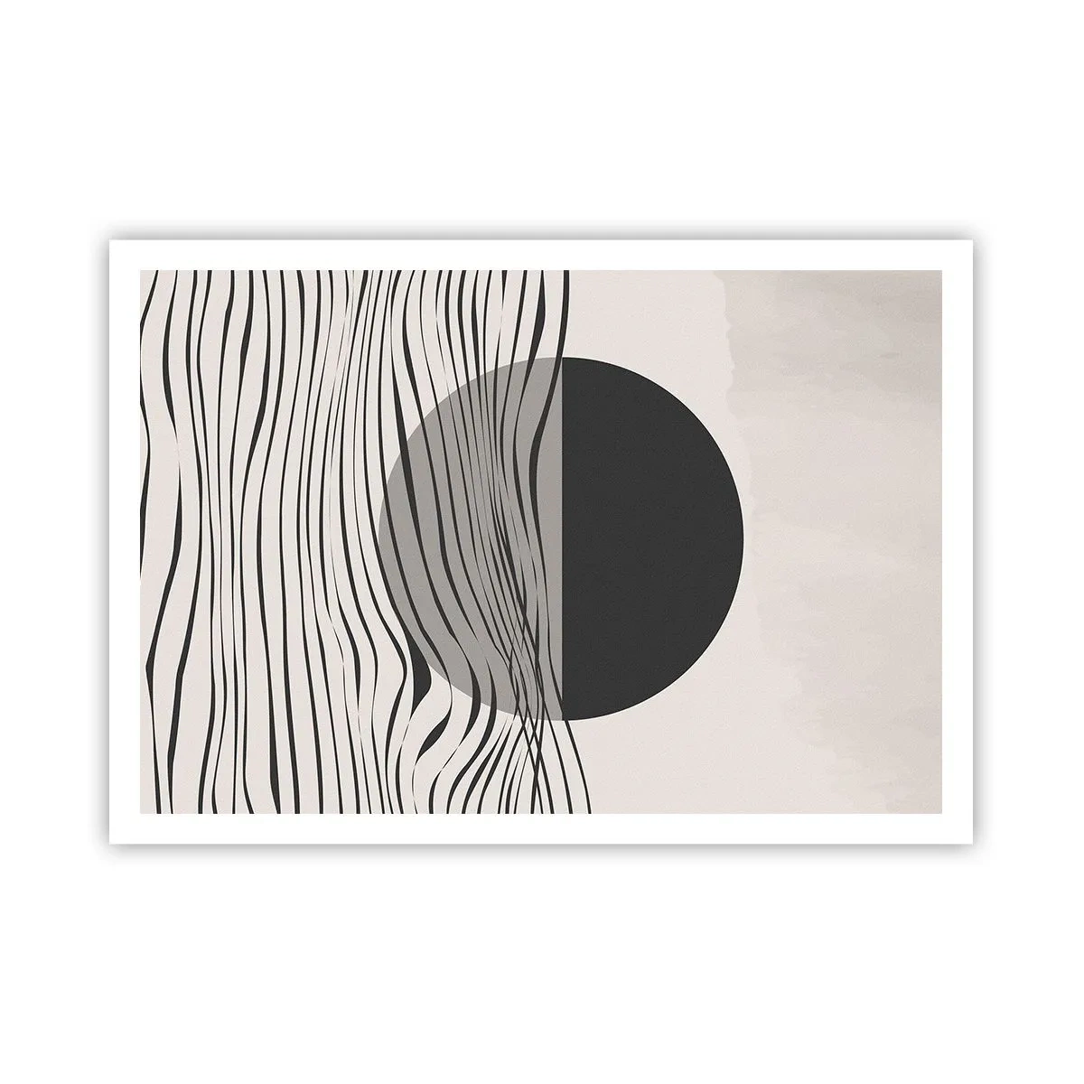 Plakat - Halvkomposition - 100x70 cm