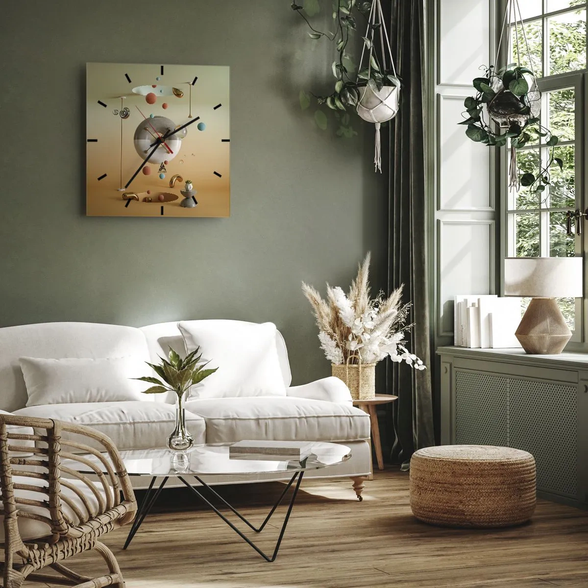 Vægur, Uret - Alt kan ske - 30x30 cm