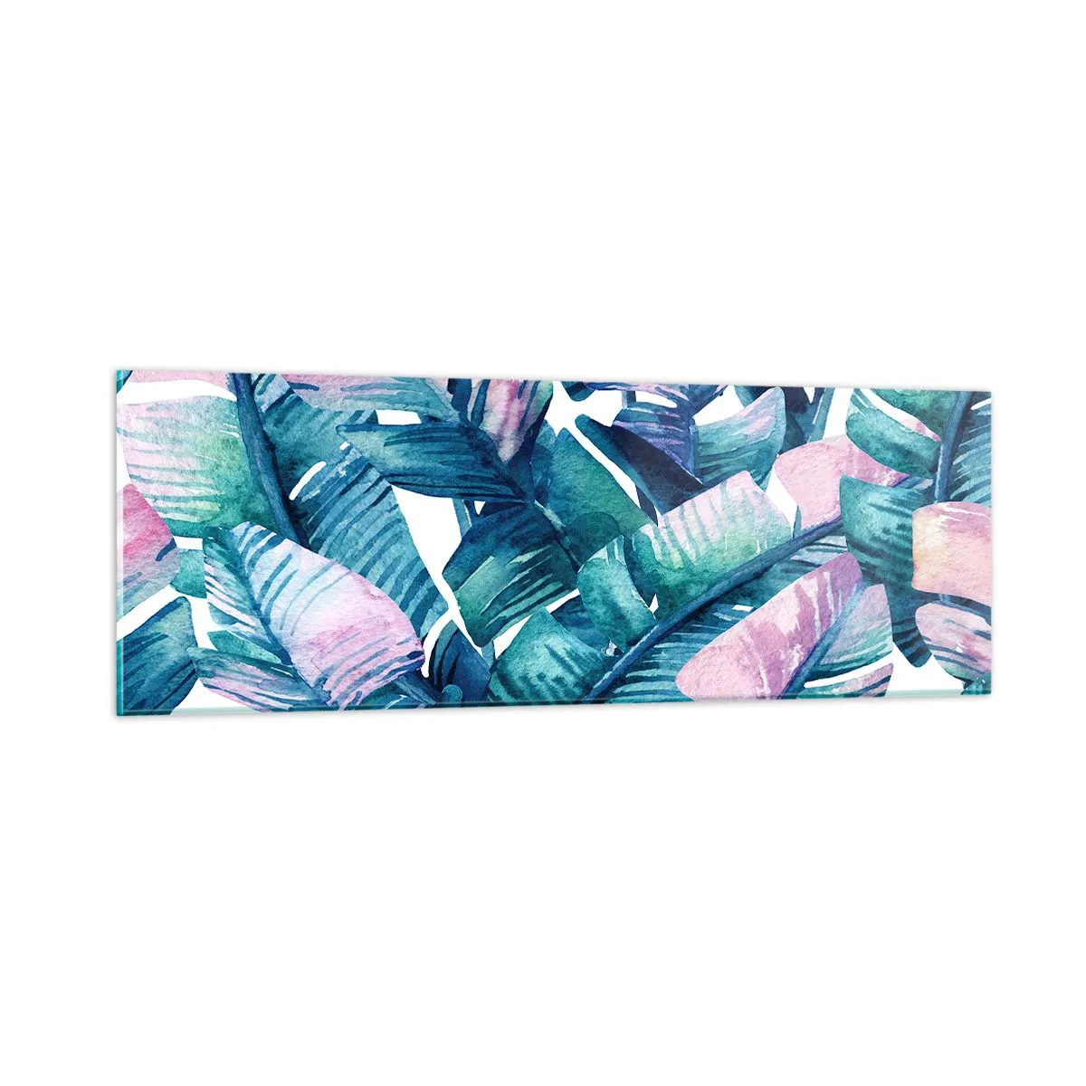 Billede på glas - I en bananlund - 90x30 cm