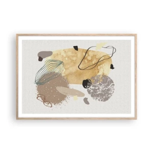 Plakat i ramme af lyst egetræ - Anvendt plumkologi - 100x70 cm