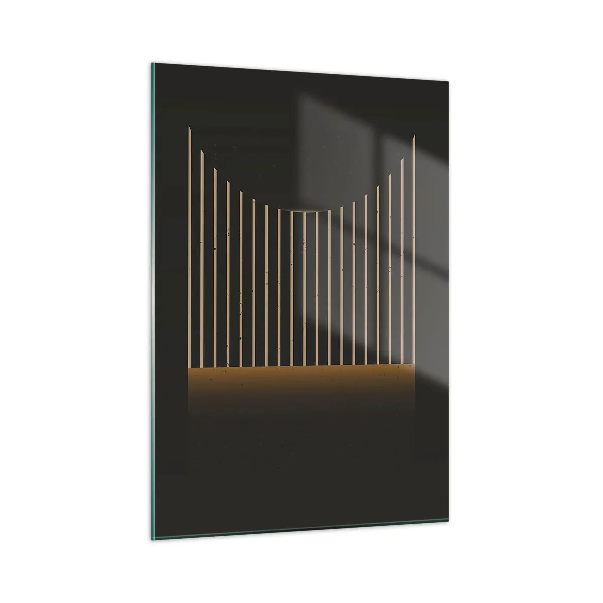 Billede på glas - Udforsk mørket - 50x70 cm