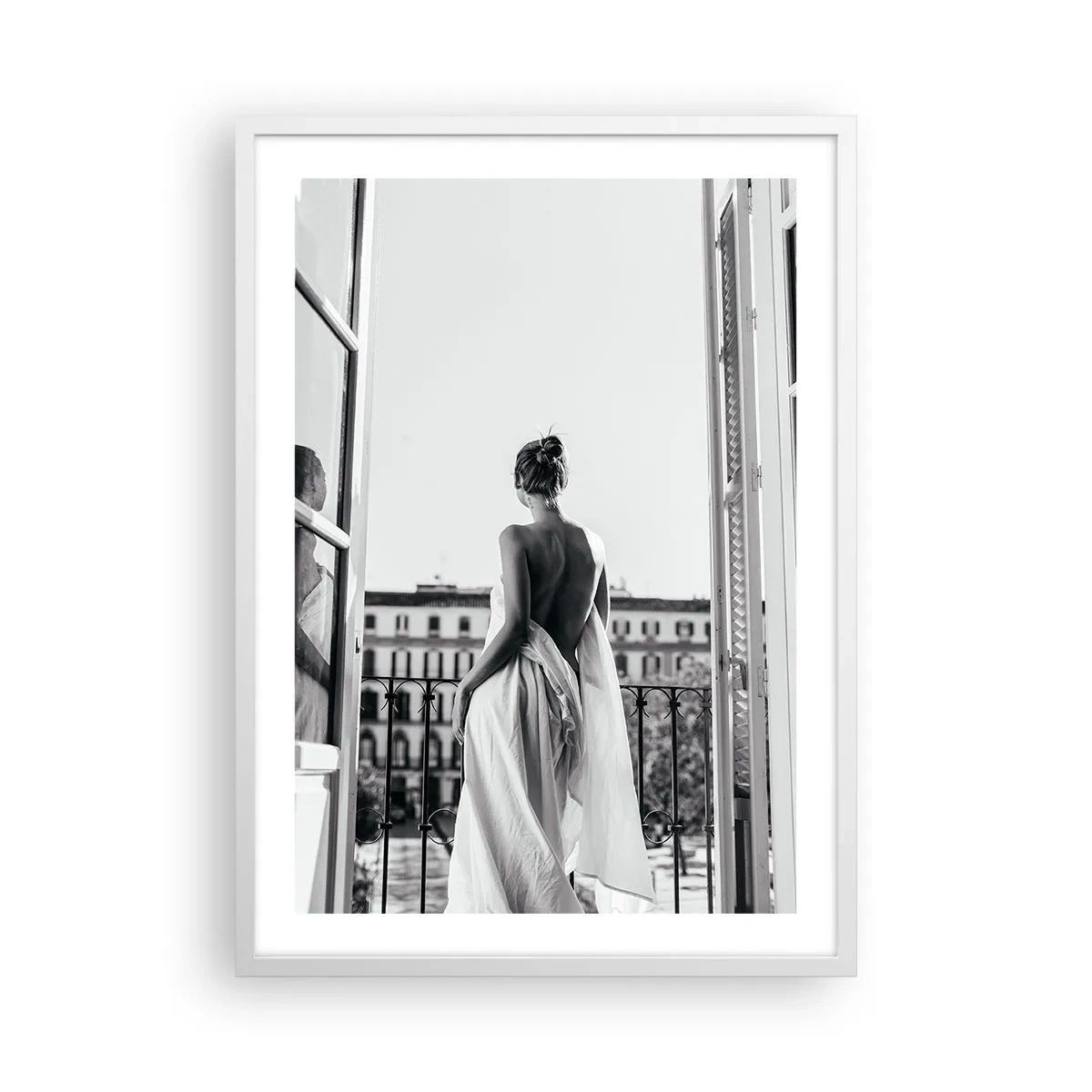 Plakat i hvid ramme - Vækning af sanserne - 50x70 cm