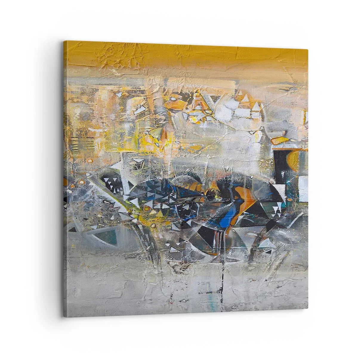 Lærredstryk - Billede på lærred - Alt vil falde på plads - 60x60 cm