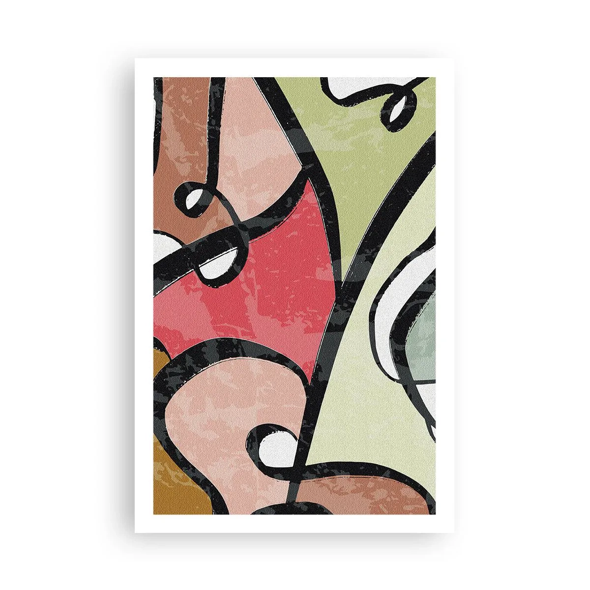 Plakat - Pirouetter blandt farver - 61x91 cm