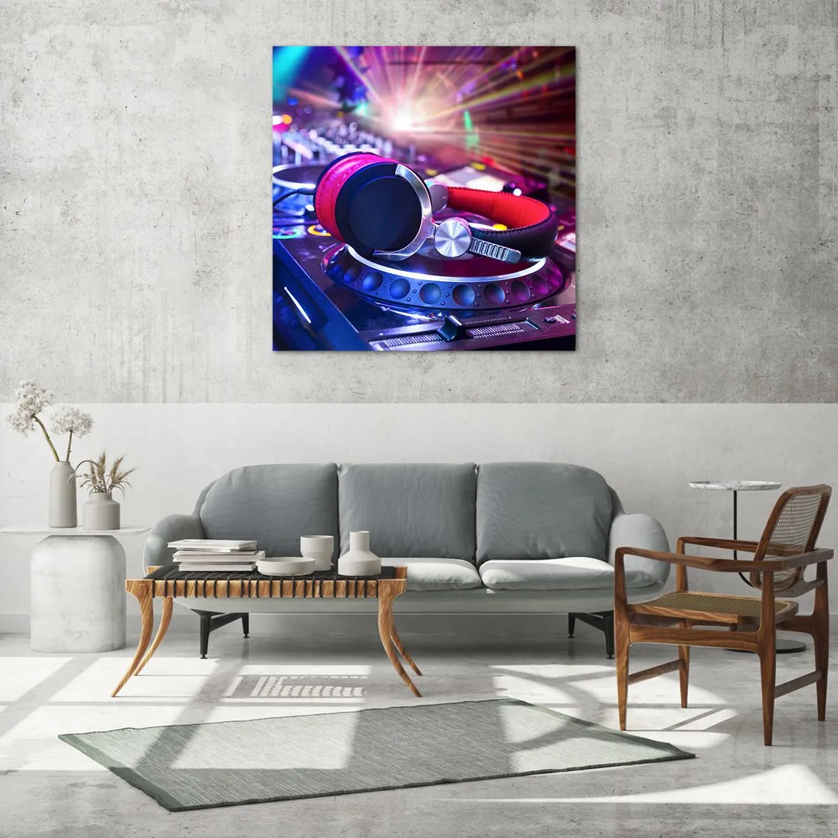 Billede på glas - Det vil ske, det vil ske - 70x70 cm