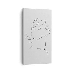 Lærredstryk - Billede på lærred - En drømmes slyngninger - 45x80 cm