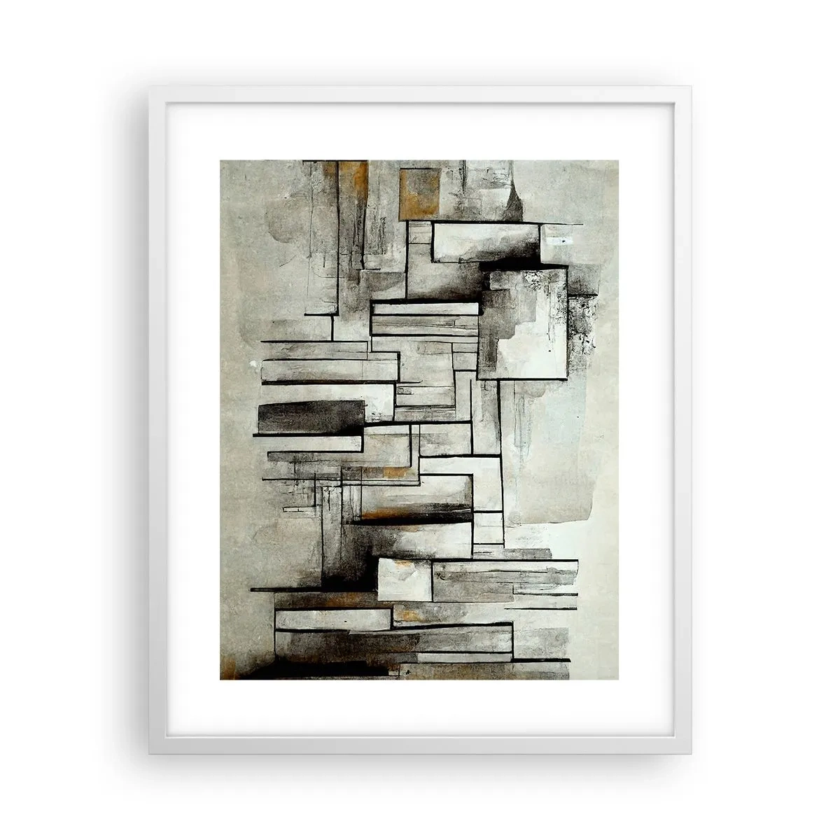 Plakat i hvid ramme - Enkelthedens kraft - 40x50 cm