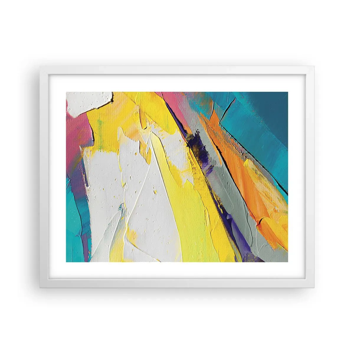 Plakat i hvid ramme - Lysets anatomi - 50x40 cm