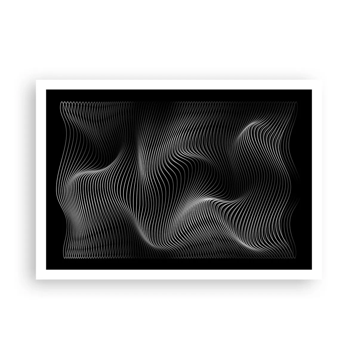 Plakat - Lysets dans i rummet - 100x70 cm