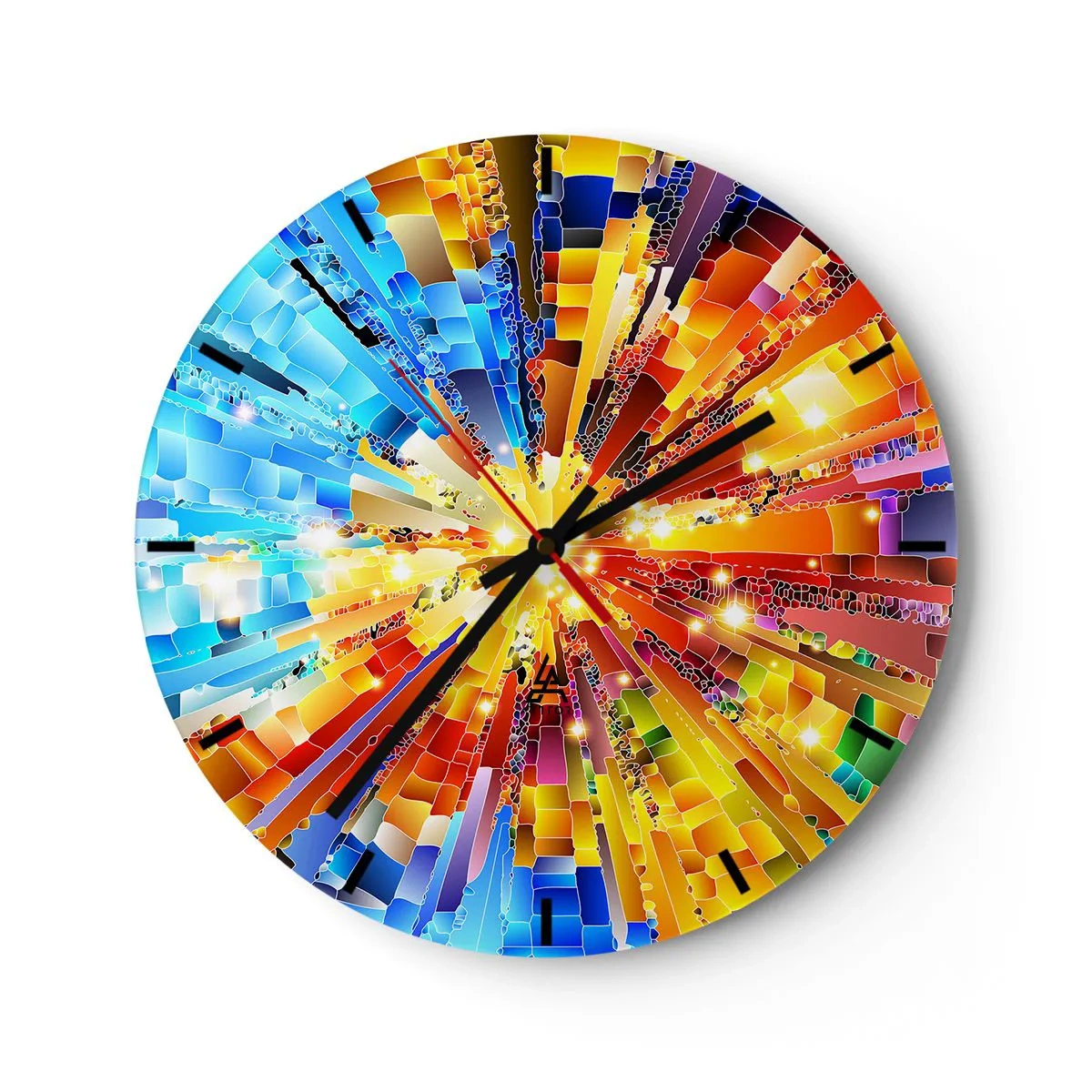 Vægur, Uret - In medias res - 40x40 cm
