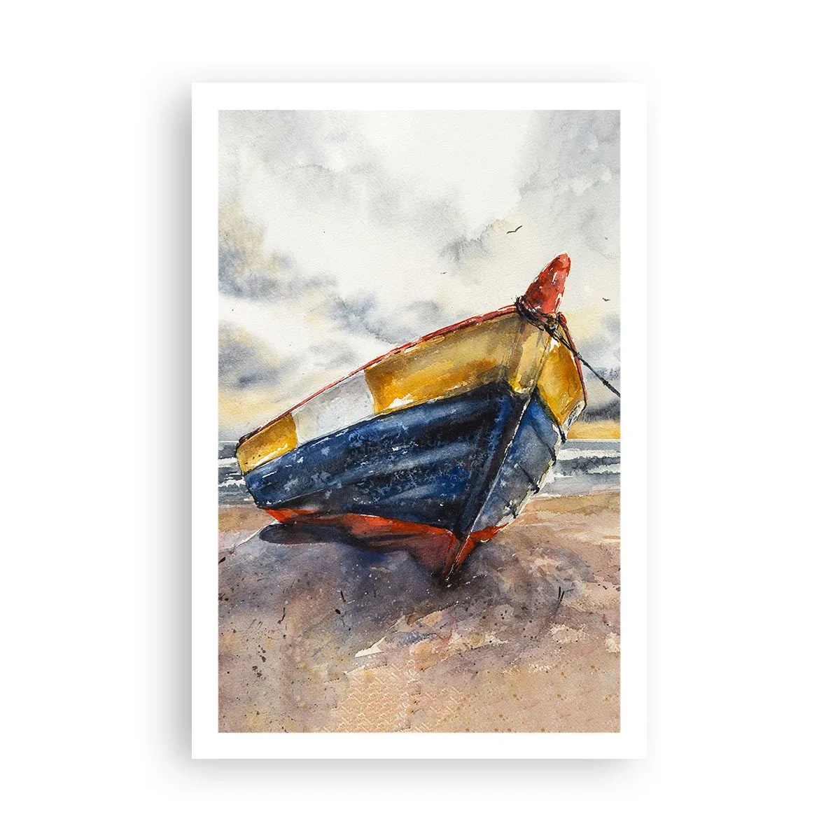 Plakat - Hvile på stranden - 61x91 cm